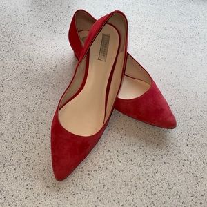 Cole Haan Grand OS red suede low heels Size 8